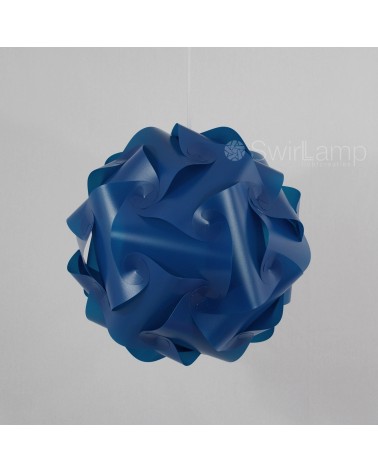 Swirlamp 42cm dark blue