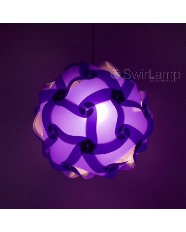Swirlamp 42cm Purple