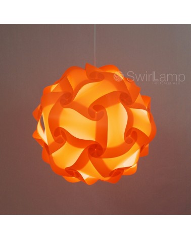 Swirlamp 42cm Oranje