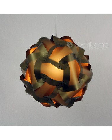 Swirlamp 42cm Dark Gold lampshade