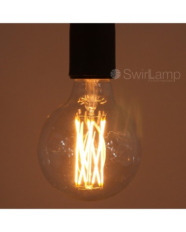 LED full glass LongFilament Globe Bulb 240V 4W 350lm E27 GLB95 Dimmable
