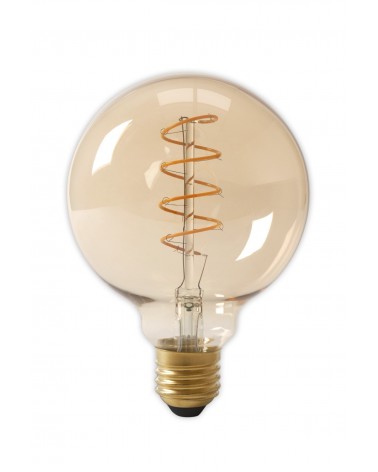 Flex LED Dimmable Filament Globebulb GOLD 4W 200lm E27 GLB125 Edison Look