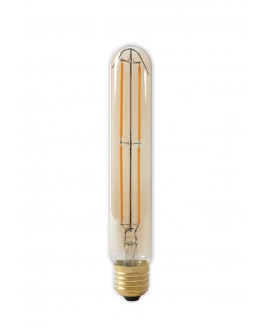 Calex LED full glass LongFilament Tube model 240V 4W 320lm E27 Gold 2100K