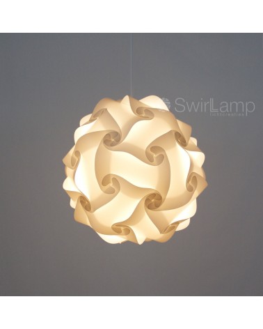 Swirlamp 30cm Witte lampenkap