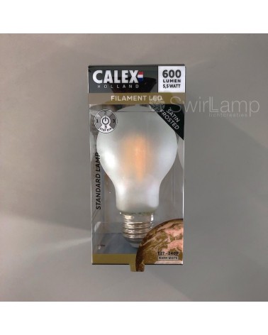 Calex Satin Frosted A60 LED lamp 3 staps 5,5W - 2,8W - 1,3W E27 2700K | 421738