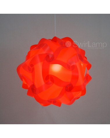 Swirlamp 42cm Red